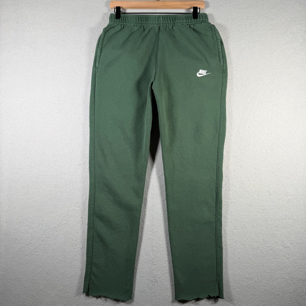 Nike Mens Club Fleece Sweatpants Green Joggers BV2737-323 Size M